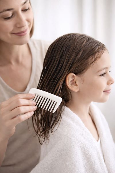 little-girl-moisturize-hair-regularly