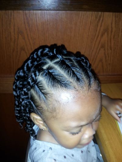 little-girl-flat-twist-coily-hair