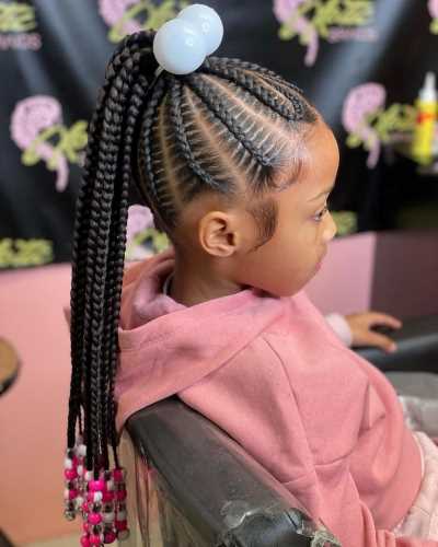 school-hairstyle-for-black-girl-braided-ponytail