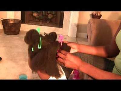 children's-natural-hair-detangle-dry-severely-tangled-hair