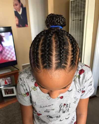 hairstyle-for-black-kids-flat-twists-into-a-bun