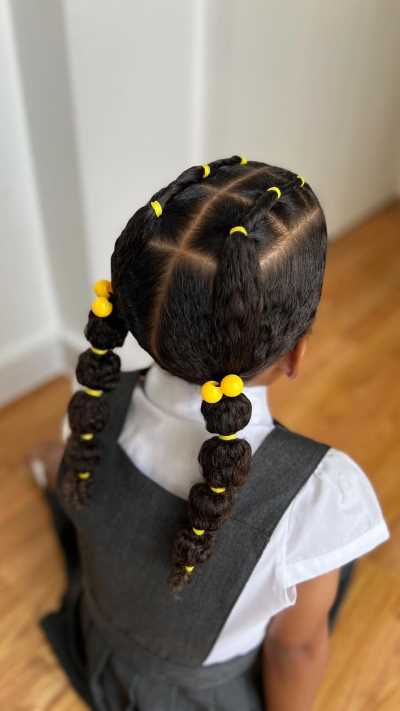 school-hairstyle-for-black-girl-for-sports-days
