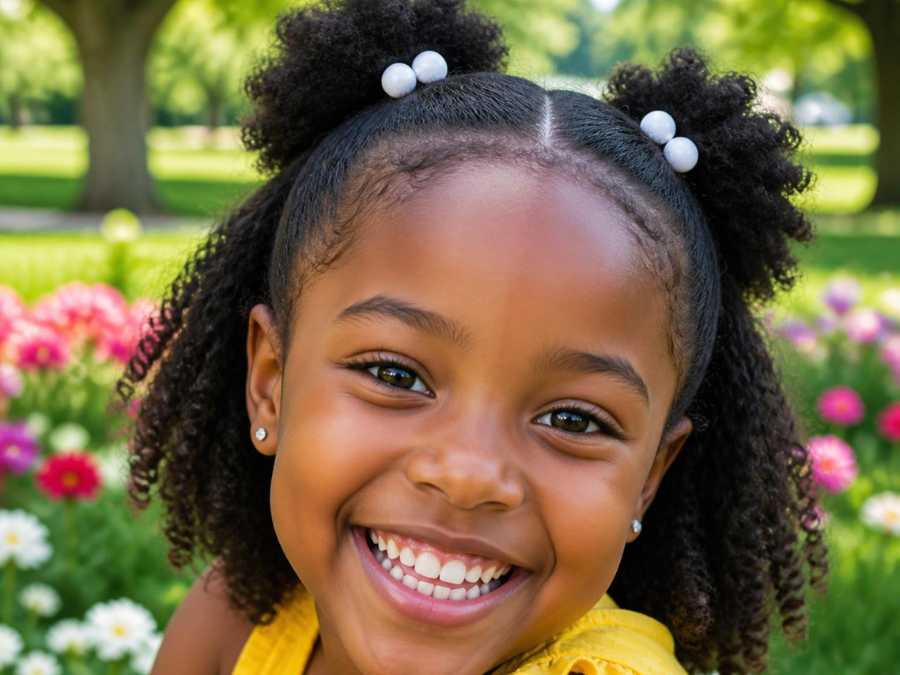 hairstyle-for-black-half-up-mini-puffs