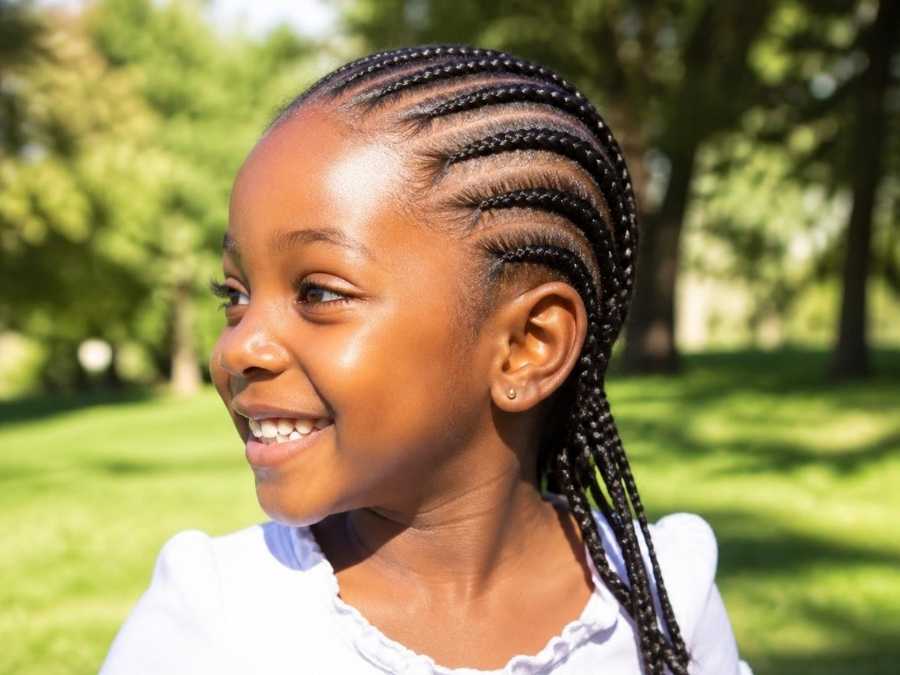 protective-hairstyle-for-black-kids-straight-back-cornrows