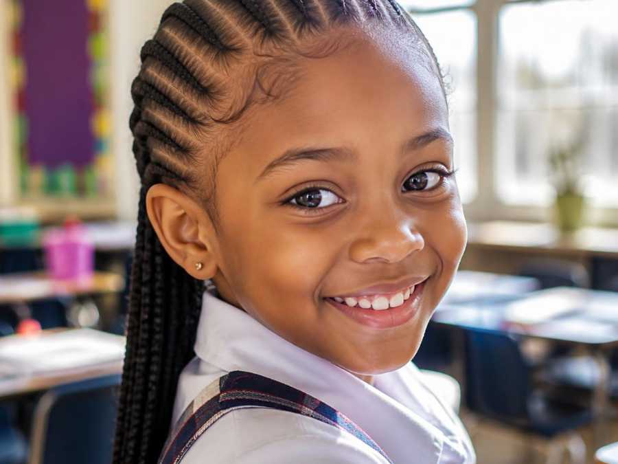 school-hairstyle-for-black-girl-straight-back-cornrows