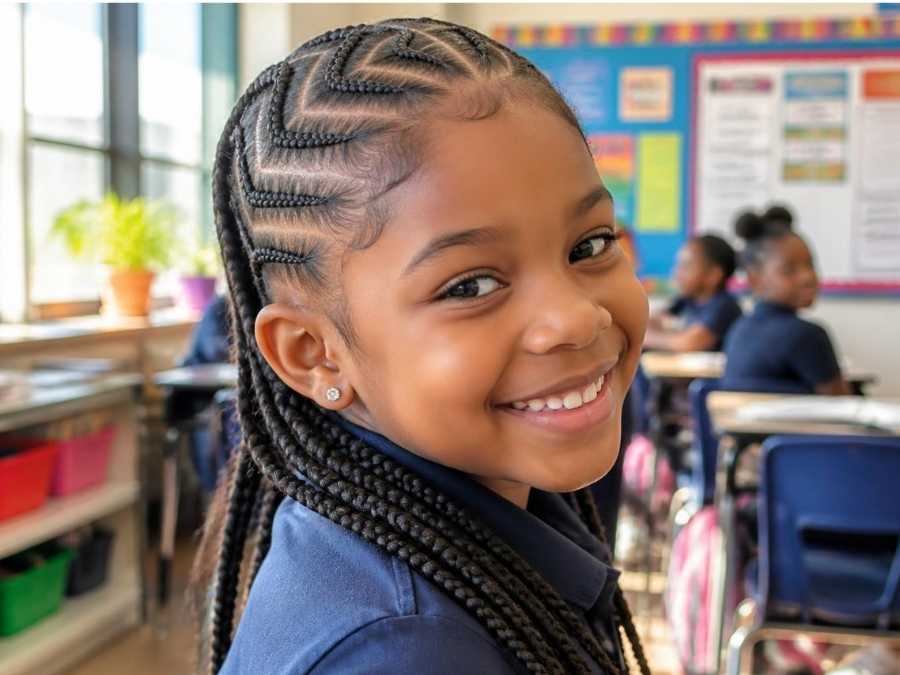 school-hairstyle-for-black-girls-zigzag-cornrow